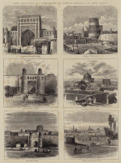 The Russian Expedition to Khiva, Views in the City by Walter Granville Smith